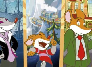 Geronimo Stilton faces dangerous trains and home organizers in upcoming collection geronimo stilton 3-in-1- v4 hero