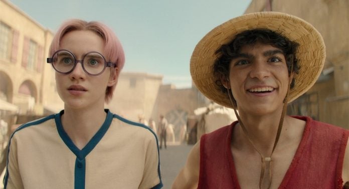 Koby and Luffy in Netflix's One Piece