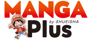 Manga Plus by Shueisha logo - ONE PIECE © 1997 by Eiichiro Oda/SHUEISHA Inc.