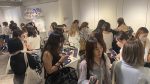 Crowds at the Dark Moon pop-up store in Tokyo