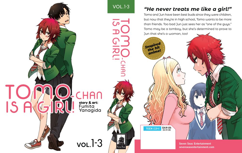 Volume 1 Covers of Tomo-chan is a Girl! Omnibus Edition