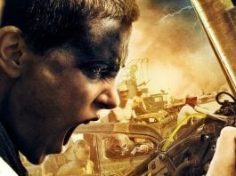 GEORGE MILLER’s FURIOSA is heading to Cannes next year Furiosa screaming on Mad Max Fury Road poster
