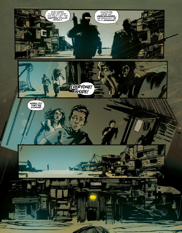 Gone #1 interior art by Jock