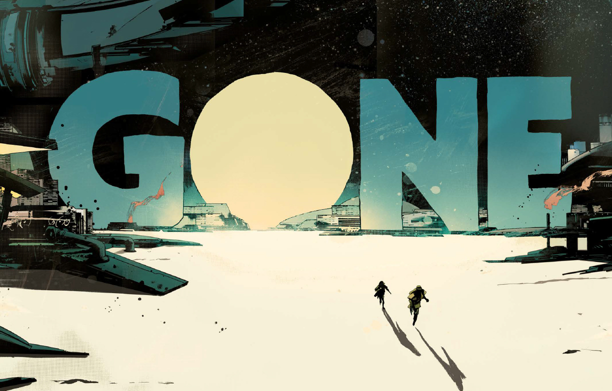 Gone #1 interior art by Jock