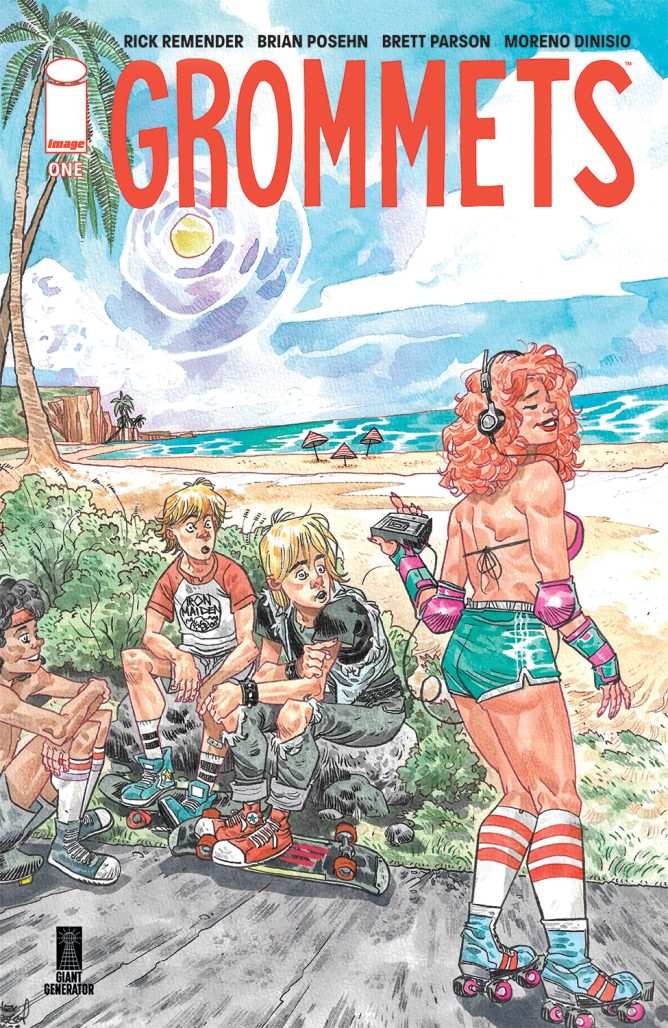 Grommets #1 cover art by Alex Riegel