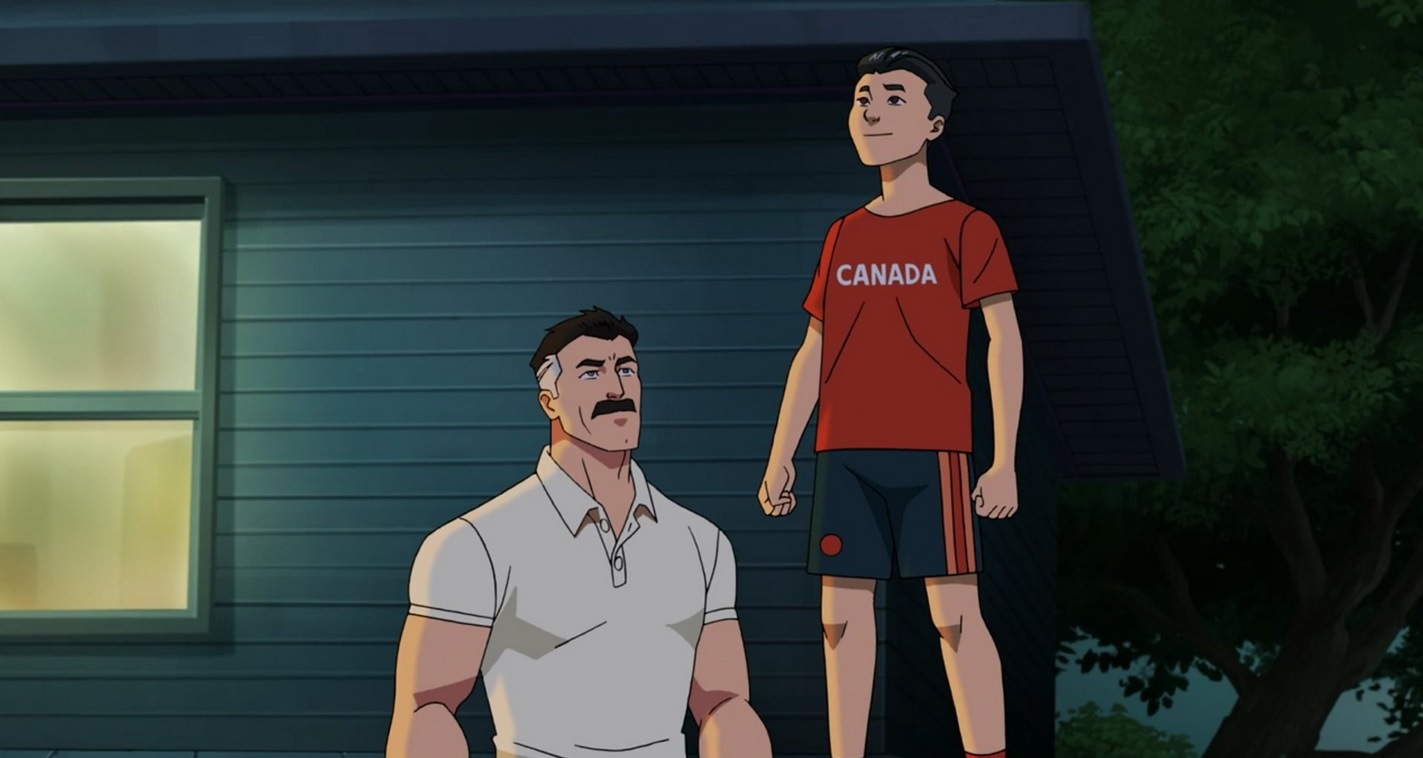Robert Kirkman reveals the truth behind young Mark Grayson's Canada shirt