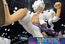 Manga, anime and webtoons blow up at NYCC 2023 Luffy Gear 5 at Toei Animation booth at NY Comic-Con 2023