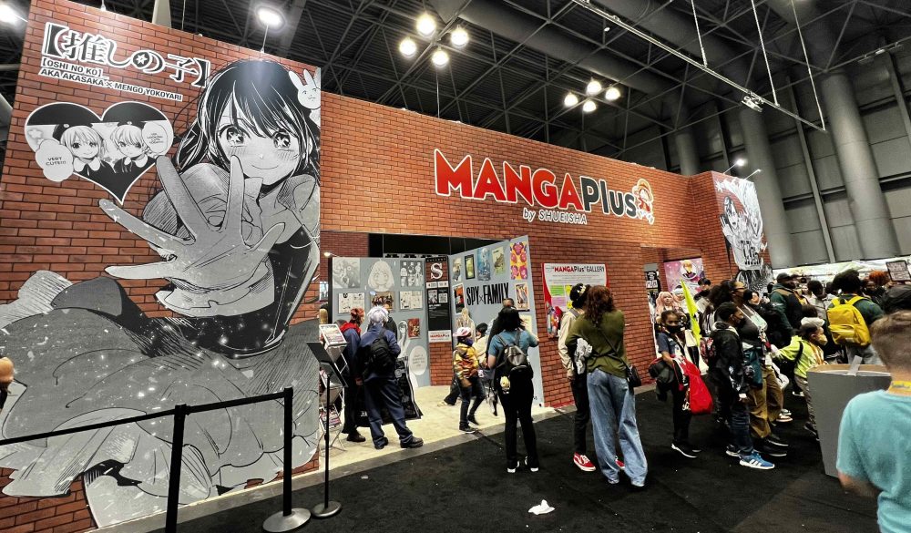 Manga Plus by Shueisha booth at NY Comic-Con 2023