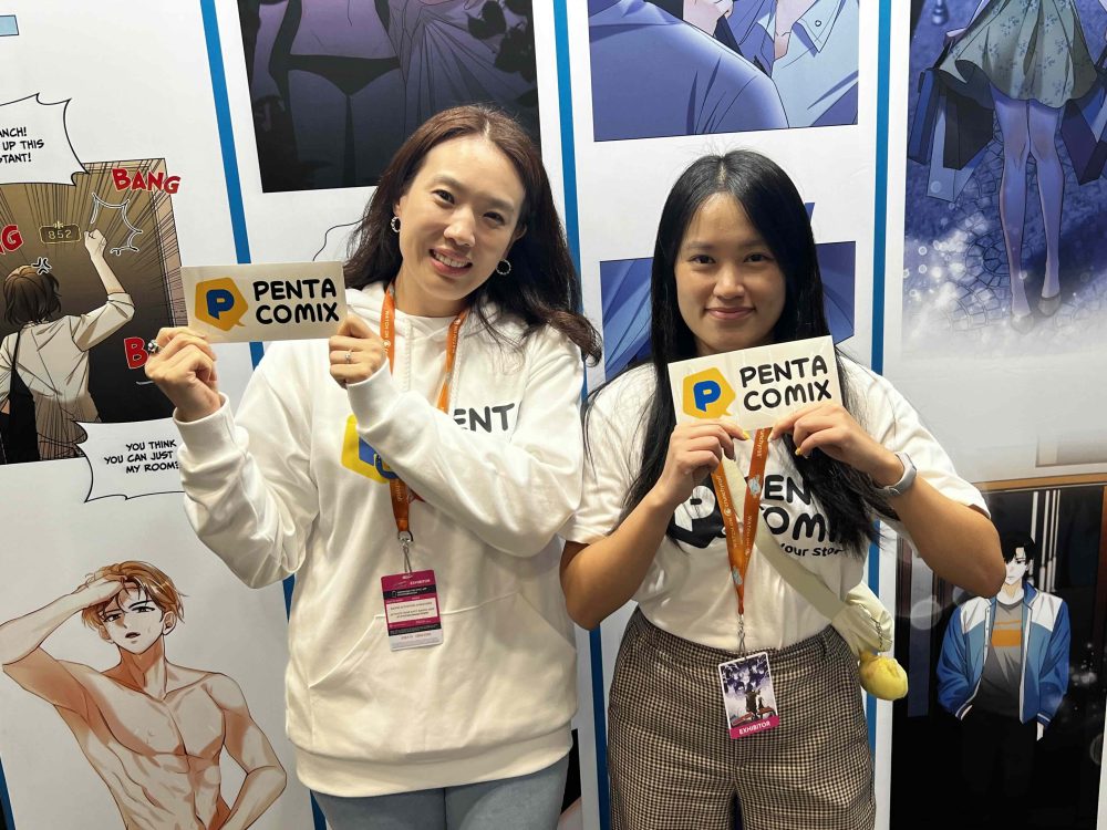 Jenny Han and Kay Lim from Trulite / Penta Comics at NYCC 2023