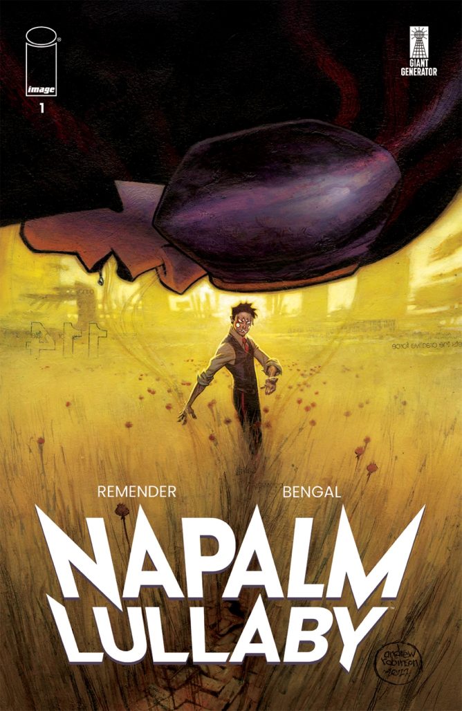 Napalm Lullaby #1 cover art by Andrew Robinson