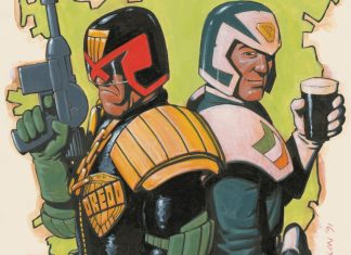 NYCC ’23: THE 2000 AD ART OF STEVE DILLON APEX EDITION hits shelves next summer The 2000 AD Art of Steve Dillon cover (cropped)