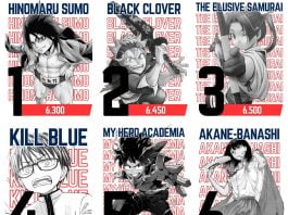 Top 10 Shonen Jump Starts - Hinomaru Sumo, Black Clover, The Elusive Samurai, Kill Blue, My Hero Academia, Akane Banashi