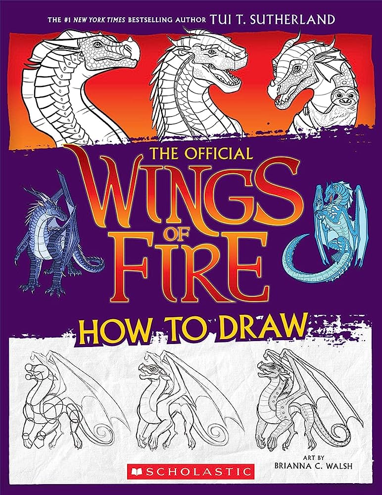 kids and middle grade graphic novels for fall 2023 - Wings of Fire: How to Draw