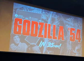 JAPAN SOCIETY unleashed a 35mm screening of Godzilla ’54 in anticipation of Minus One
