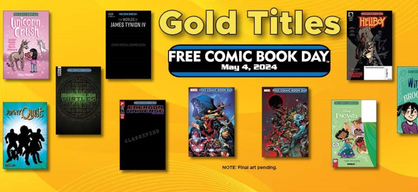 Diamond unveils Free Comic Book Day 2025 Gold titles