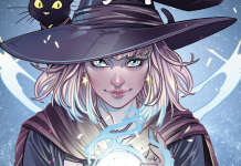Get your first look at young Hilda and Zelda in the SABRINA THE TEENAGE WITCH HOLIDAY SPECIAL Sabrina the Teenage Witch Holiday Special variant cover