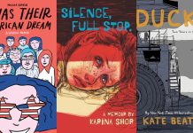Karina Shor, author of SILENCE, FULL STOP., shares 9 women’s graphic novel biographies Karina Shor, author of SILENCE, FULL STOP., shares 10 women’s graphic novel biographies.
