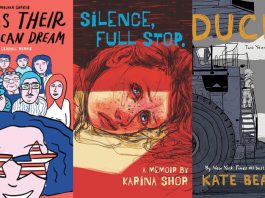 Karina Shor, author of SILENCE, FULL STOP., shares 9 women’s graphic novel biographies Karina Shor, author of SILENCE, FULL STOP., shares 10 women’s graphic novel biographies.