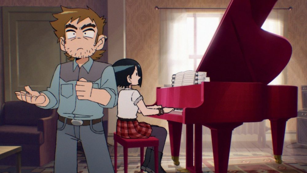 Stephen and Knives make a musical in Scott Pilgrim Take Off