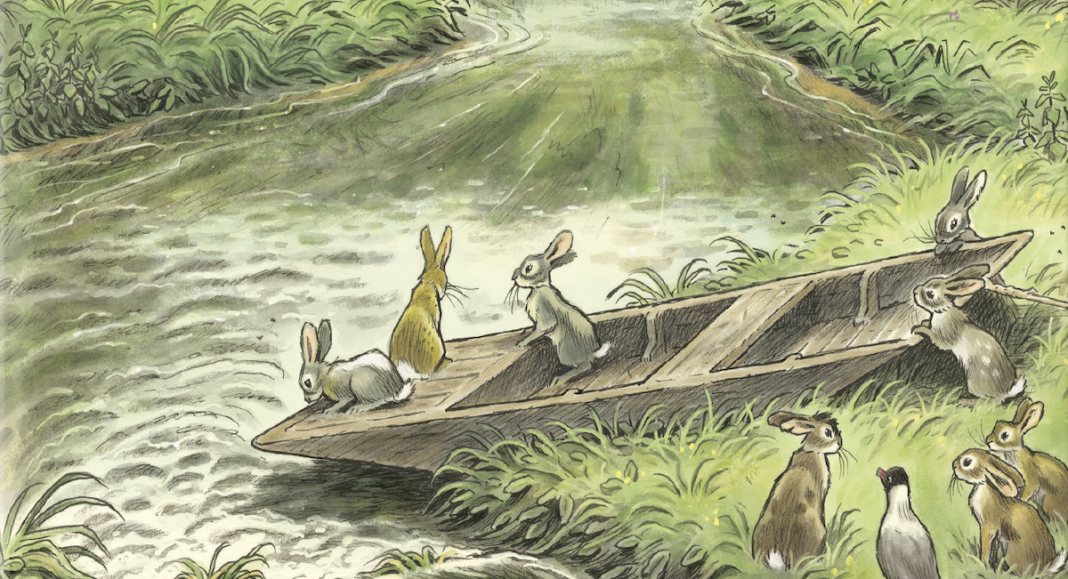 Watership Down: The Graphic Novel cover featuring bunnies.