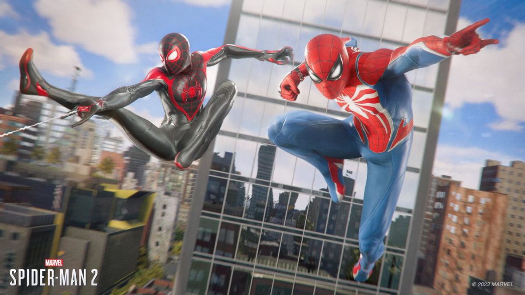 image13 spider-man 2 game both spideys
