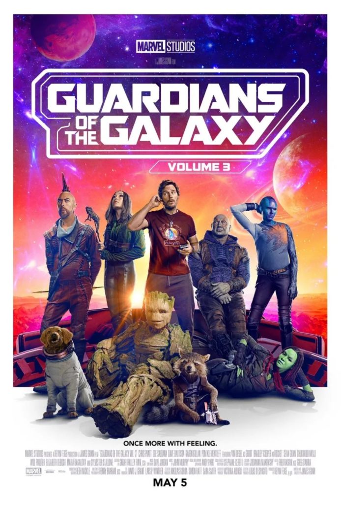 Guardians of the Galaxy Vol 3 promotional poster