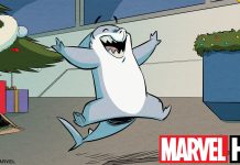 JEFF THE LANDSHARK joins THE AVENGERS for motion comic series Merry Shark-Mas: It’s Jeff & The Avengers