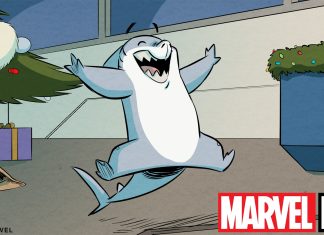 JEFF THE LANDSHARK joins THE AVENGERS for motion comic series Merry Shark-Mas: It’s Jeff & The Avengers