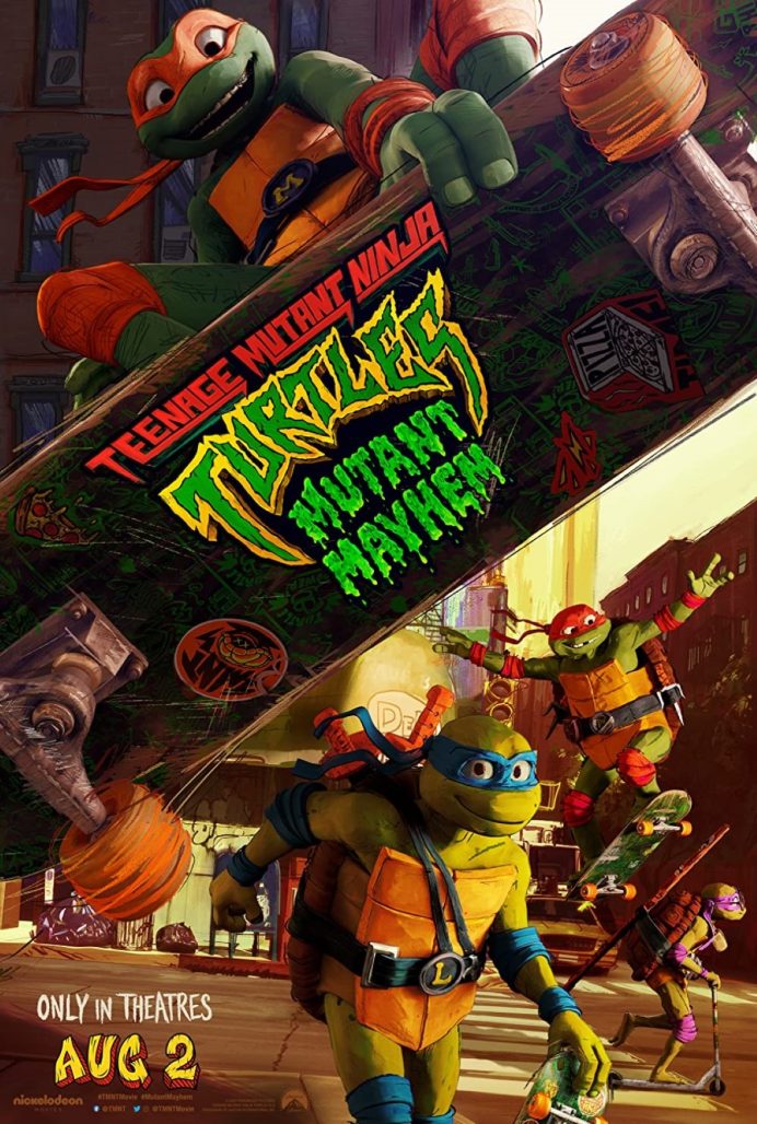 Teenage Mutant Ninja Turtles Mutant Mayhem promotional poster