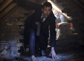 TV Review: DOCTOR WHO celebrates 60th Anniversary in style with ‘The Star Beast’ The Doctor (David Tennant) The Meep and Shaun Temple (Karl Collins)
