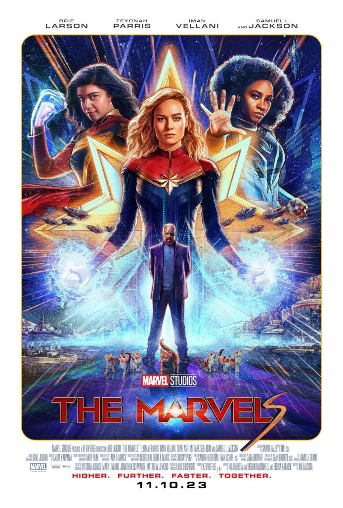 The Marvels promotional poster