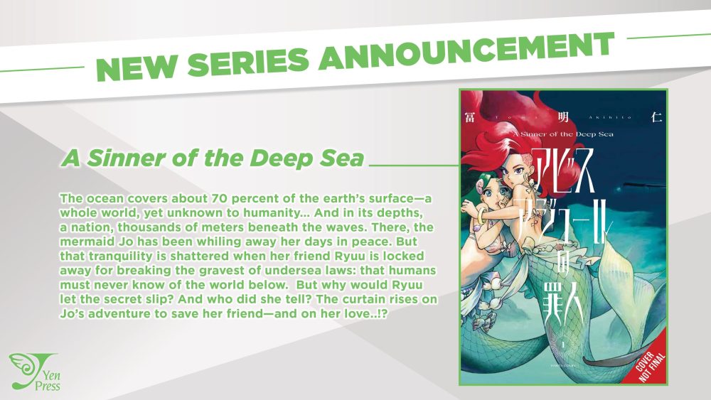 Cover Artwork and Synopsis for A Sinner of the Deep Sea
