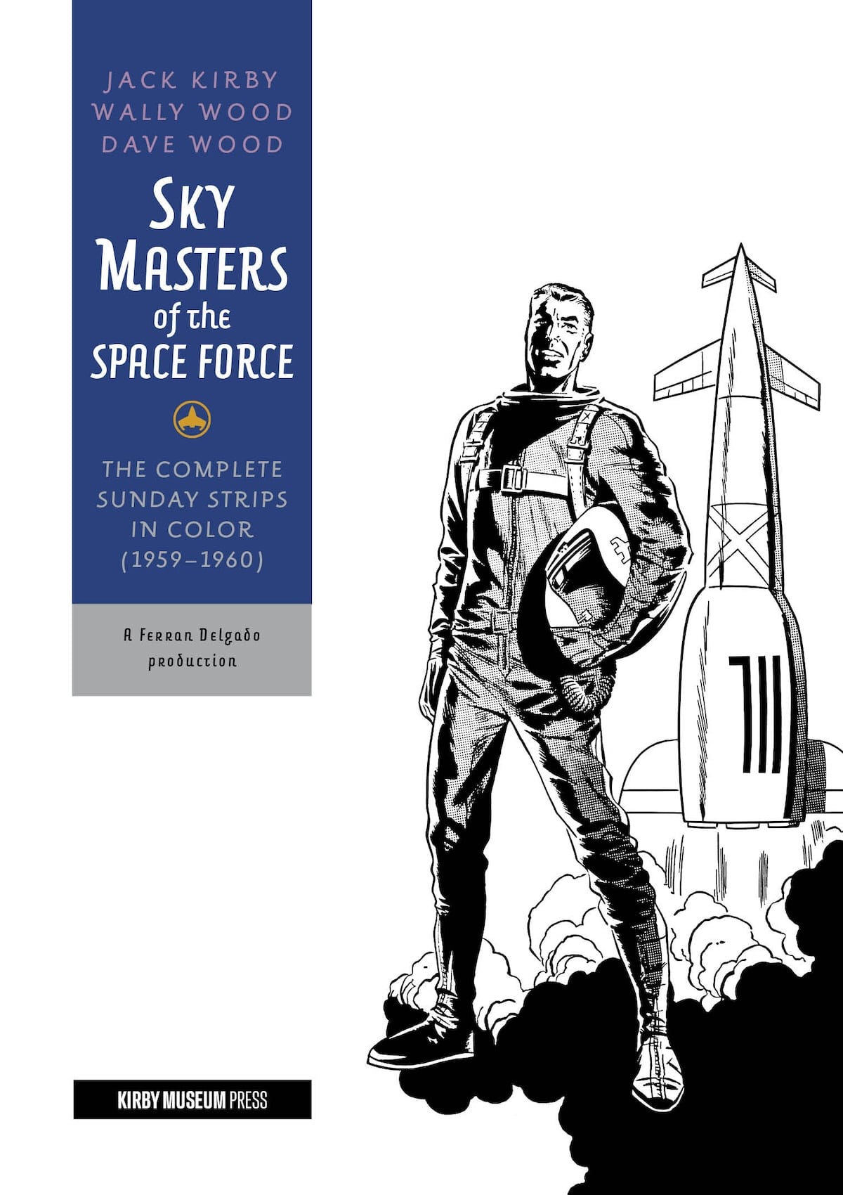 Sky Masters of the Space Force Cover in black and white