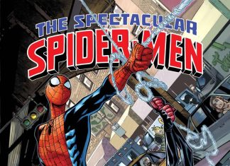 SPECTACULAR SPIDER-MEN #1 new trailer teams up Miles and Peter spectacular spider-man #1 peter and miles by humberto ramos
