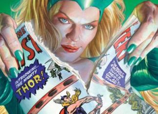 ROXXON PRESENTS: THOR #1 will kick-off the official Age of Roxxon Enchantress tearing up a copy of a Thor comic featured in Immortal Thor #9.