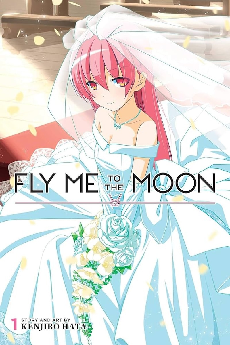 Fly Me to the Moon Cover shows a woman in a wedding dress