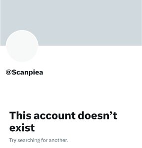 Scanpiea Scanlation deactivates Twitter account