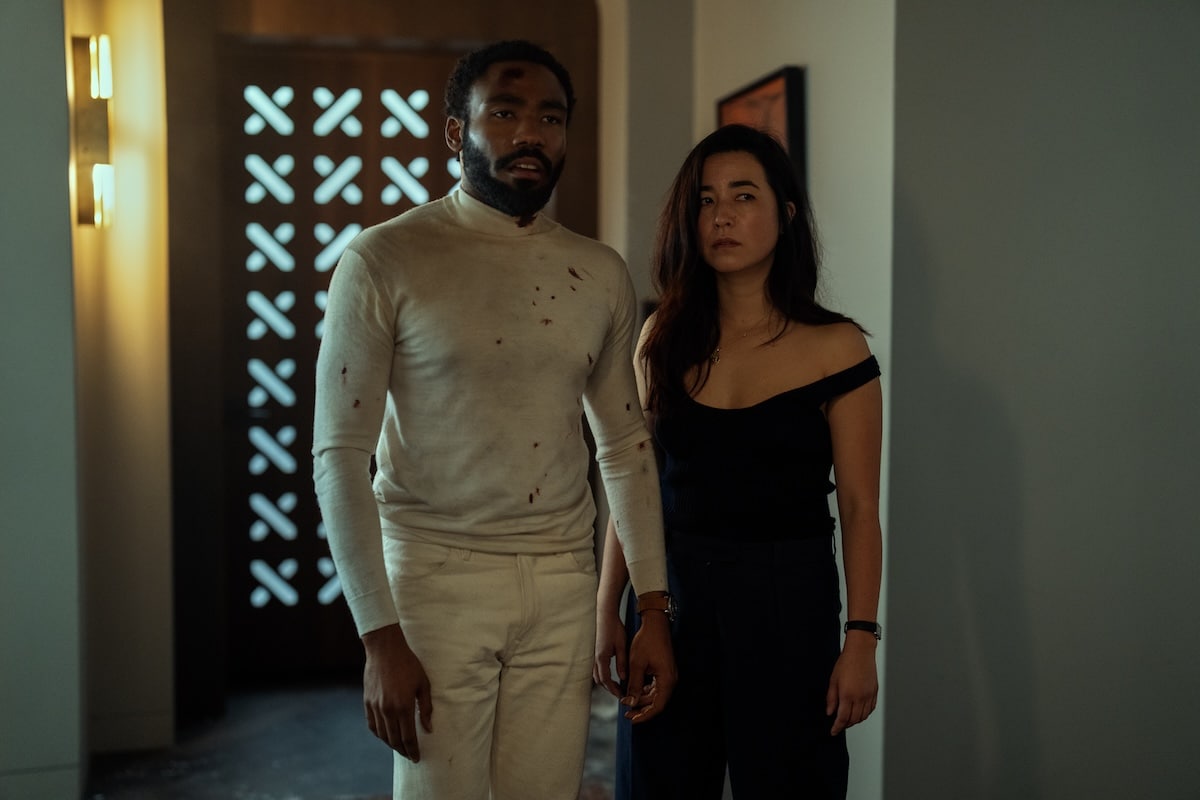 Donald Glover and Maya Erskine look dapper in Mr and Mrs Smith