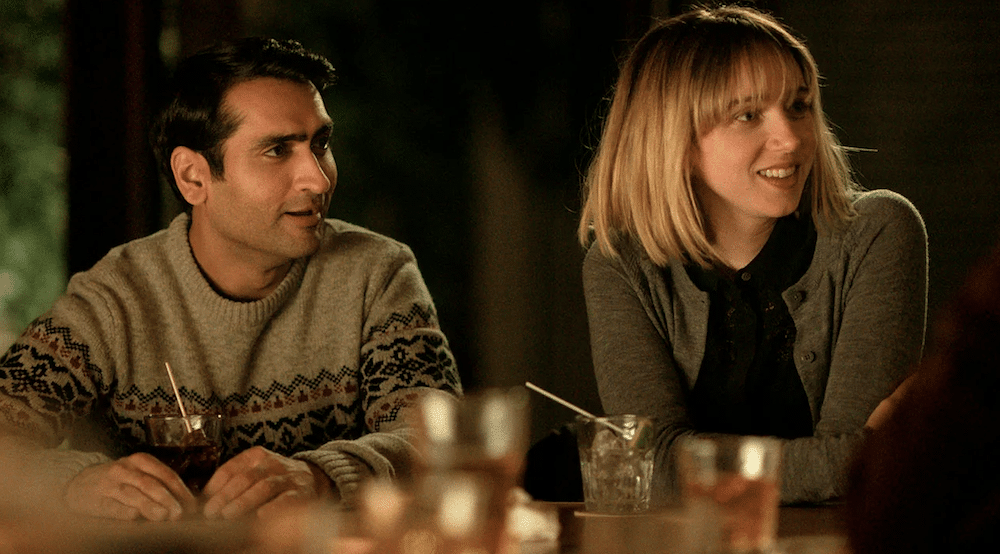 The Big Sick, two people sit together