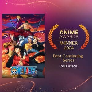 one piece wins best continuing series at anime awards 2024
