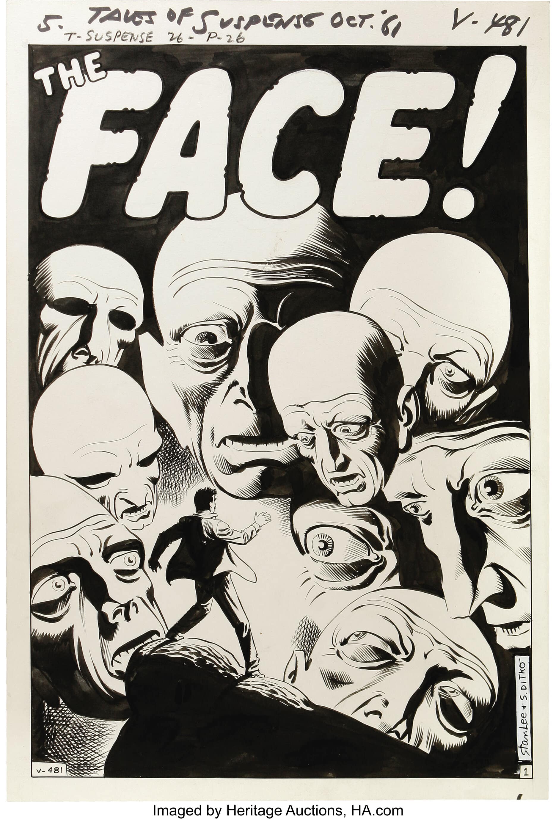 steve ditko-face