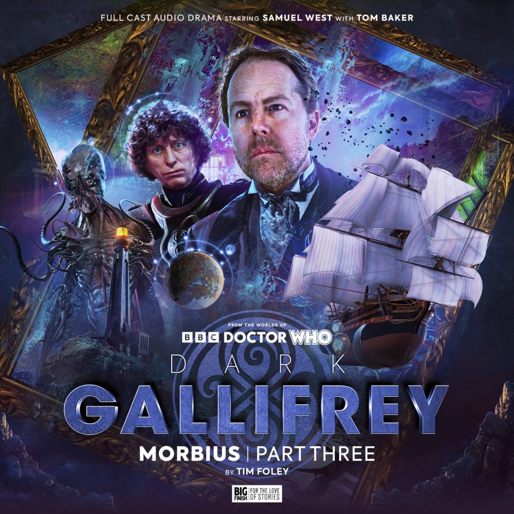 Cover for Dark Gallifrey: Morbius - Part Three by Caroline Tankersley. Copyright Big Finish, 2024.
