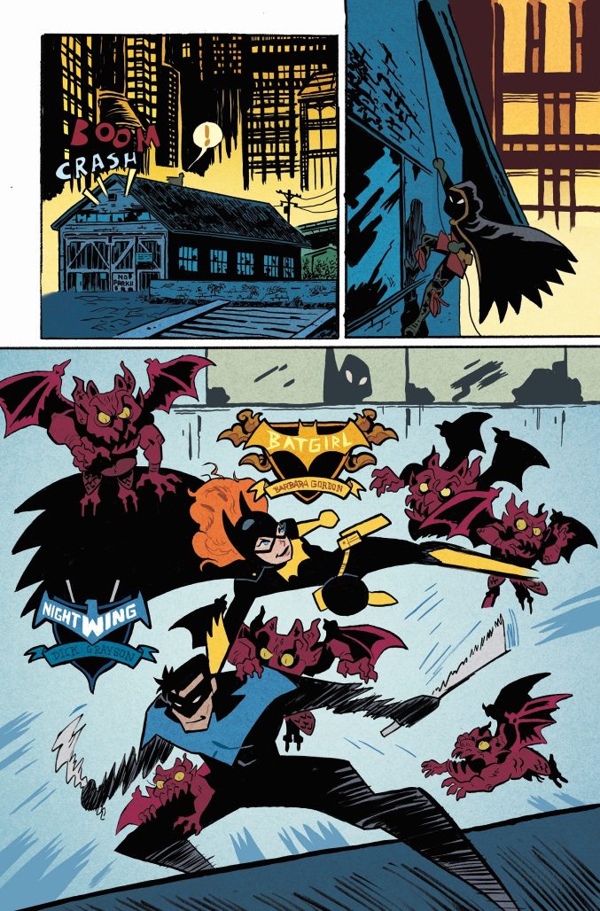 Nightwing and Batgirl 