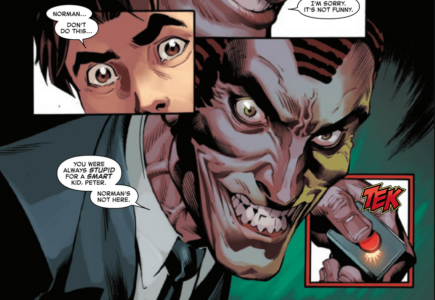 Norman Osborn from Amazing Spider-Man #50 by Zeb Wells and Ed McGuinness
