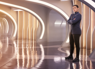 Interview: Blu del Barrio on STAR TREK: DISCOVERY’s penultimate episode Adira in a promo image for Star Trek: Discovery season 5.