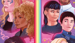 Roundtable Review: Celebrate our queer future with STAR TREK: CELEBRATIONS #1 Seven, Raffi, Gray Tal and Adira Tal on the cover of Star Trek: Celebrations #1.