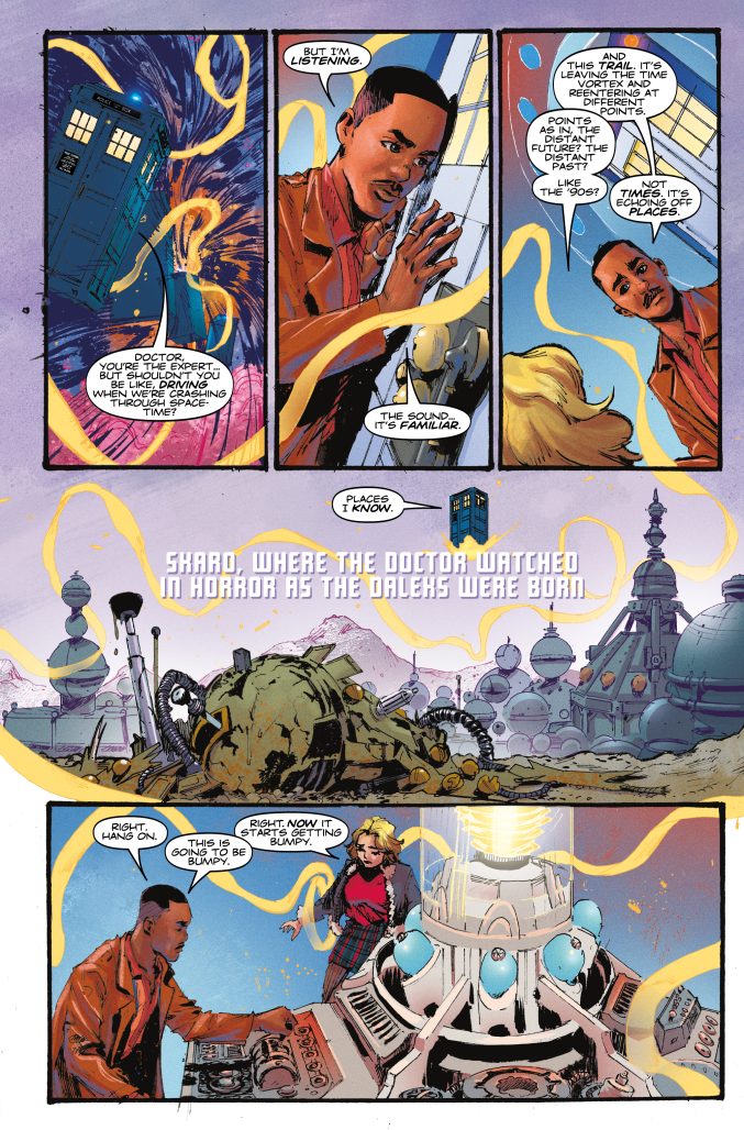 Preview page 2 for Doctor Who FCBD '24, © Titan Comics 2024