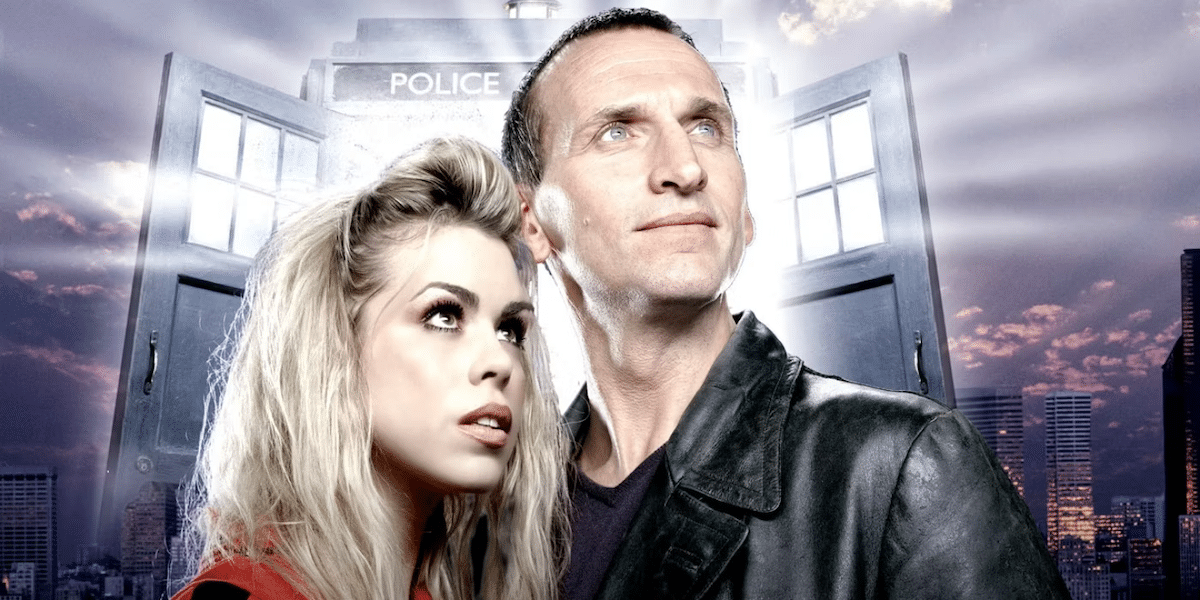 Billie Piper as Rose Tyler and Christopher Eccleston as the Ninth Answer
