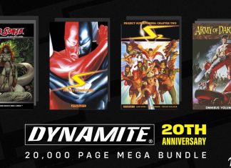 Dynamite celebrates 20th anniversary with explosive sale Dynamite 20th anniversary Humble Bundle banner with four titles