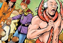 Exclusive: Ahoy announces MY BAD: ESCAPE FROM PECULIAR ISLAND limited series My Bad - Escape from Peculiar Island #1 cover art (cropped)